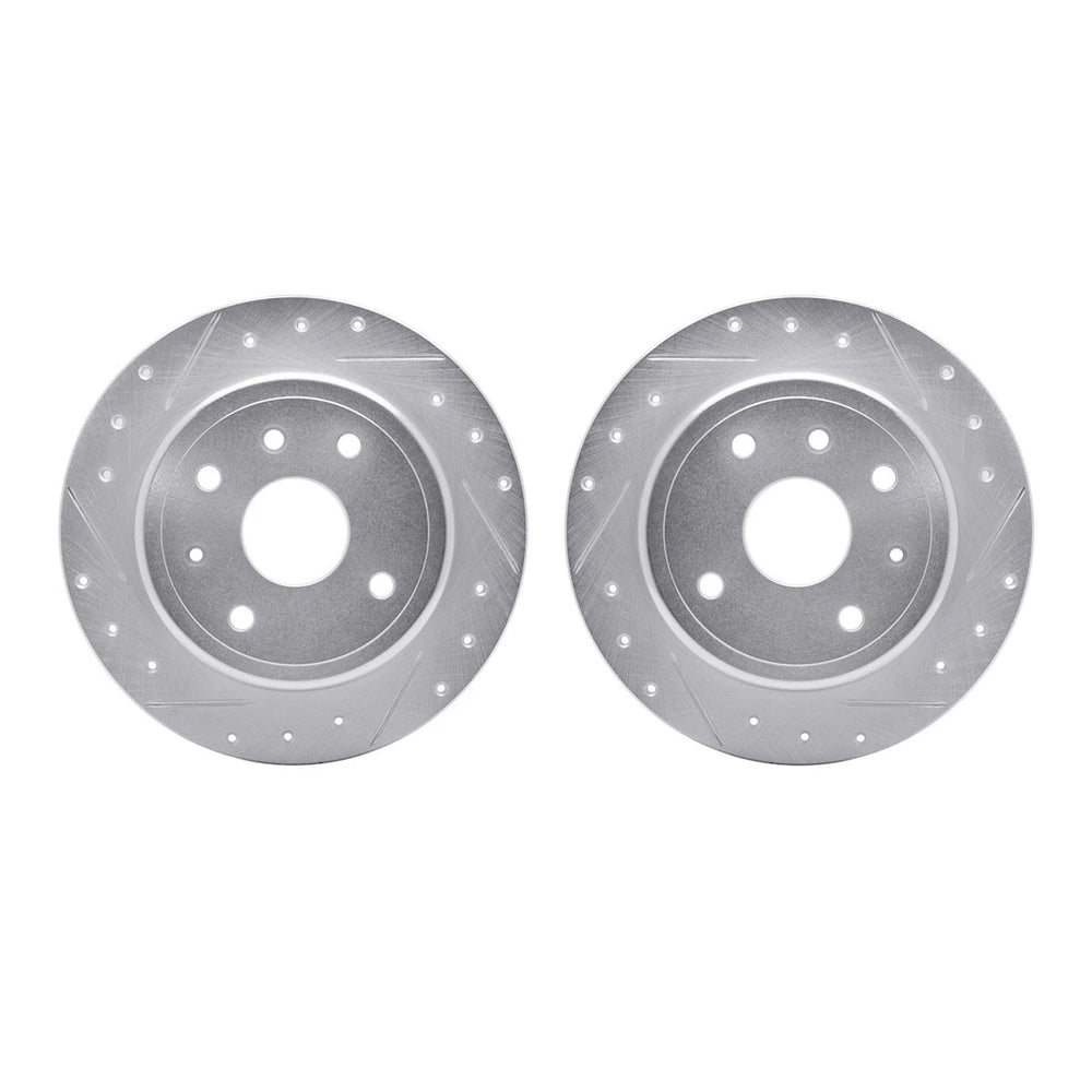 R1 Concepts Brake Rotor- D/S - Silver Fits Chevrolet Epica