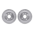 R1 Concepts Brake Rotor- D/S - Silver Fits Chevrolet Epica