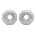 DFC 01-16 Hyundai Santa Fe Rear Drilled & Slotted Geoperformance Rotors
