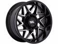 MO812 20X9 5X5.5 1MM GLOSS BLACK MACHINED