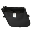Willie & Max Universal Deluxe Large Slant Saddlebags (16 in L x 11 in W x 6.5 in H) - Black