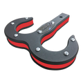 GEN-Y Hitch Hulk 2.0 16K Tow Hook 2" Shank Black/Red - GH-0069-R