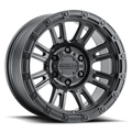 Aluminum Wheels 17x8 Compass 956B Satin Black 30 Offset 5 on 110 Bolt Pattern 72.62 Bore Raceline