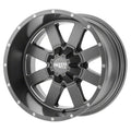 MO962 22X10 8X170 S-GRY MILL -18MM