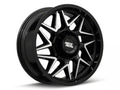 MO812 20X9 8X180 20MM GLOSS BLACK MACHINED