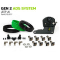 Overland Vehicle Systems 4 Tire Inflation System - Engine Mount With Box Fittings Hoses Storage Bag - Black