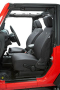 ~(5 lbs. 16X12X5)~ Seat Covers - 18-19 Wrangler JL 4-Door; Front (Black Diamond)