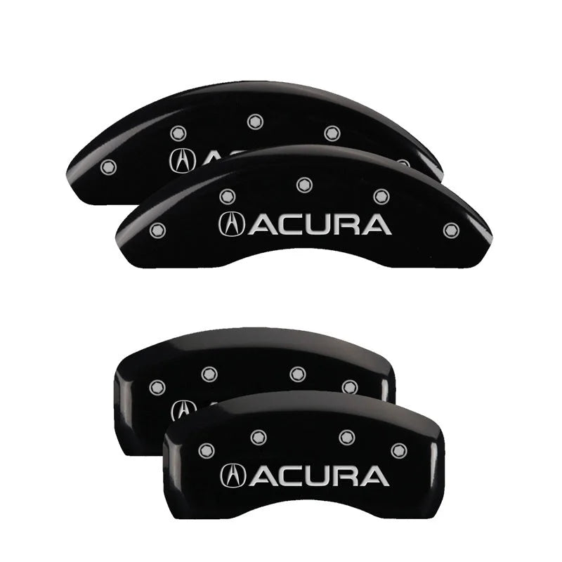 SET OF 4 CALIPER COVERS ENGRAVED FRONT/REAR SPORT (2015 NO BOLTS) SILVER CHARC