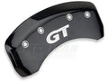 Set Of 4 Caliper Covers Engraved Front Mustang Engraved Rear Sn95 Gt Black Finish Silver Characters 1997-1998 Ford Mustang MGP Caliper Covers