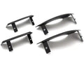 Set Of 4 Caliper Covers Engraved Front Mustang Engraved Rear Sn95 Gt Black Finish Silver Characters 1997-1998 Ford Mustang MGP Caliper Covers
