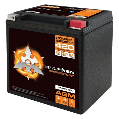 420 CRANK AMPS 30AMP HOURS AGM BATTERY