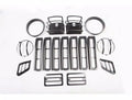 Euro Guard Kit, Black, 17 Piece; 97-06 Jeep Wrangler TJ