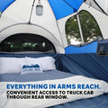 NAPIER SPORTZ TRUCK TENT 6FT6.1FT BED BLUE/GREY