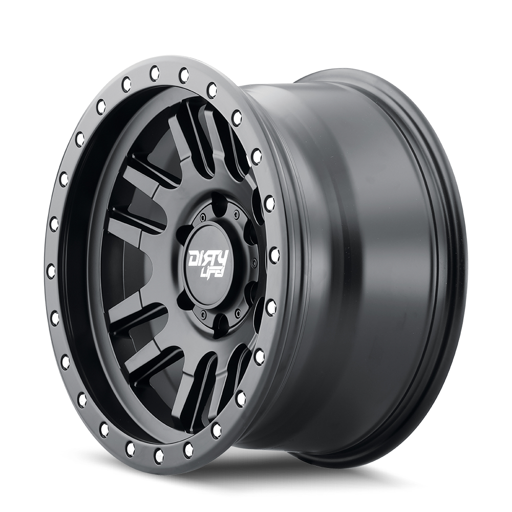 Dirty Life Wheels black auto part