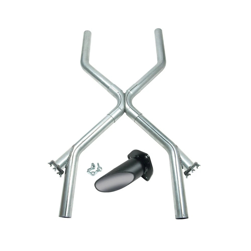 UNIVERSAL CROSS PIPE W CUT-OUTS 2.5OD