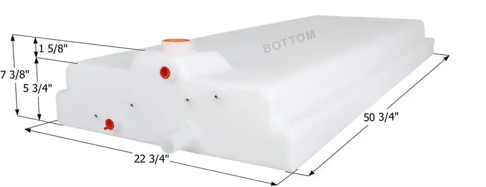 FRESH WATER TANK WT3855 50.75 X 22.75 X 5.75 26.4 GAL