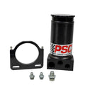~(6 lbs. 10X10X6)~ Pro Touring Brushed Aluminum Remote Reservoir Kit no.6AN Return no.10AN Feed PSC Performance Steering Components