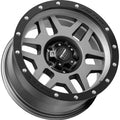PXA41 17X9 5X5.0 M-GRPHT BLK -6MM