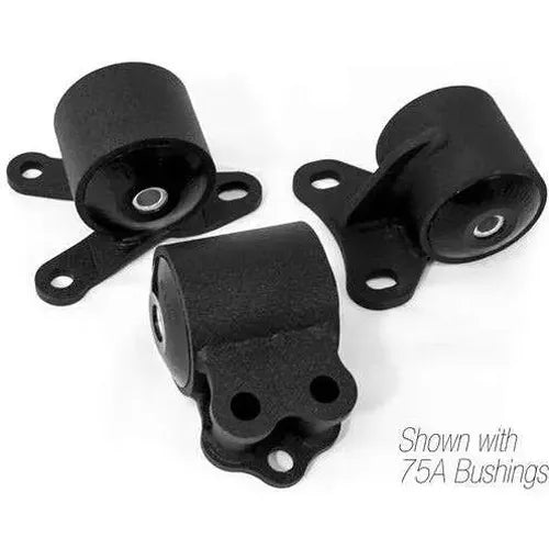 Innovative 94-01 Integra B-Series Black Steel Mounts 85A Bushings (Auto Trans 3 Bolt)