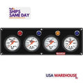 4 Gauge Panel OP/WT//OT/WP Black