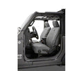~(5 lbs. 16X12X5)~ Seat Covers - 18-19 Wrangler JL 2-Door; Front (Charcoal)