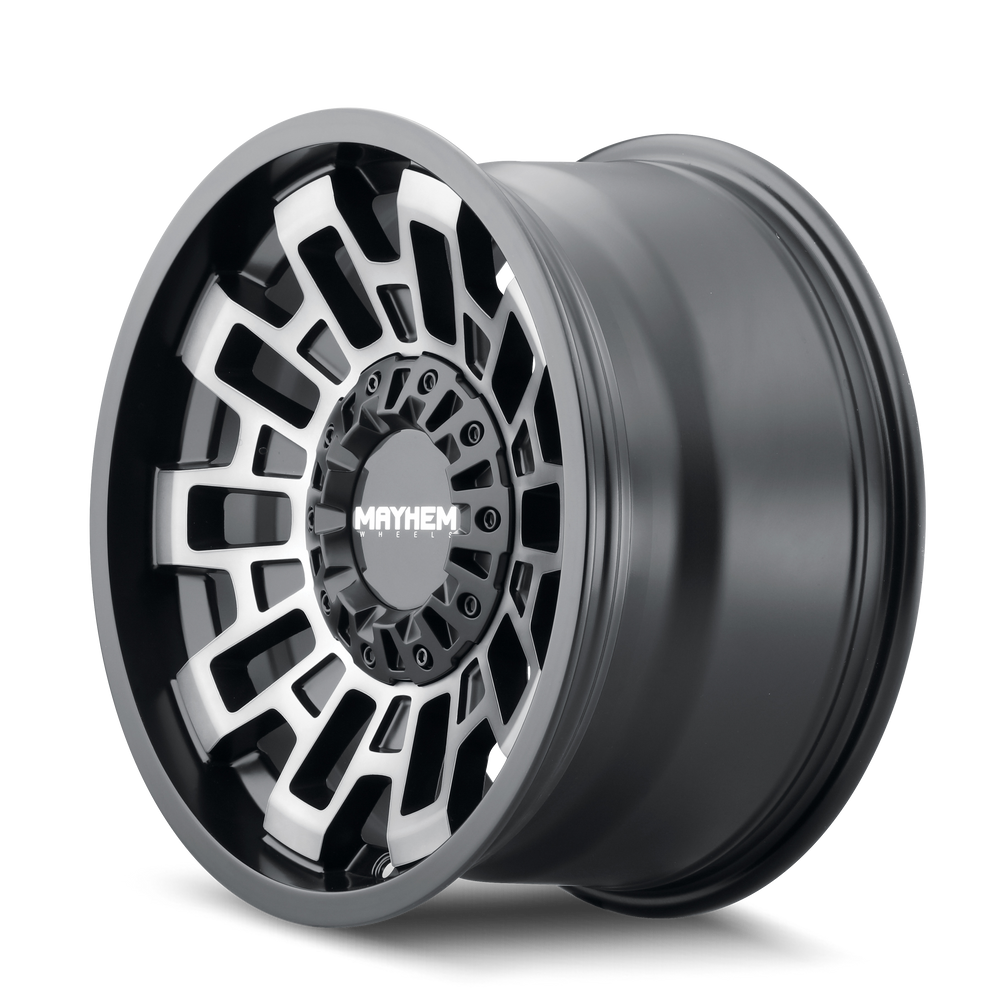 MAYHEM CORTEX 8113 MATTE BLACK W MACHINED DART TINT 20X9 5-127 5-139.7 0MM 87.1MM