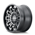 MAYHEM CORTEX 8113 MATTE BLACK W MACHINED DART TINT 20X9 5-127 5-139.7 0MM 87.1MM