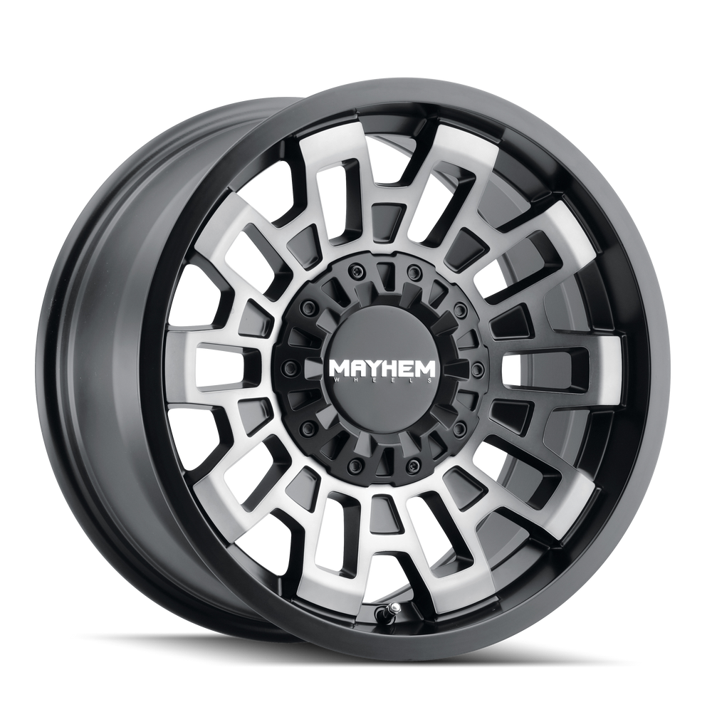 MAYHEM CORTEX 8113 MATTE BLACK W MACHINED DART TINT 20X9 5-139.7 5-150 0MM 110MM