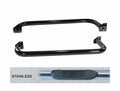 Tube Side Step Kit, Round, 3 Inch, Stainless Steel; 87-95 Wrangler YJ