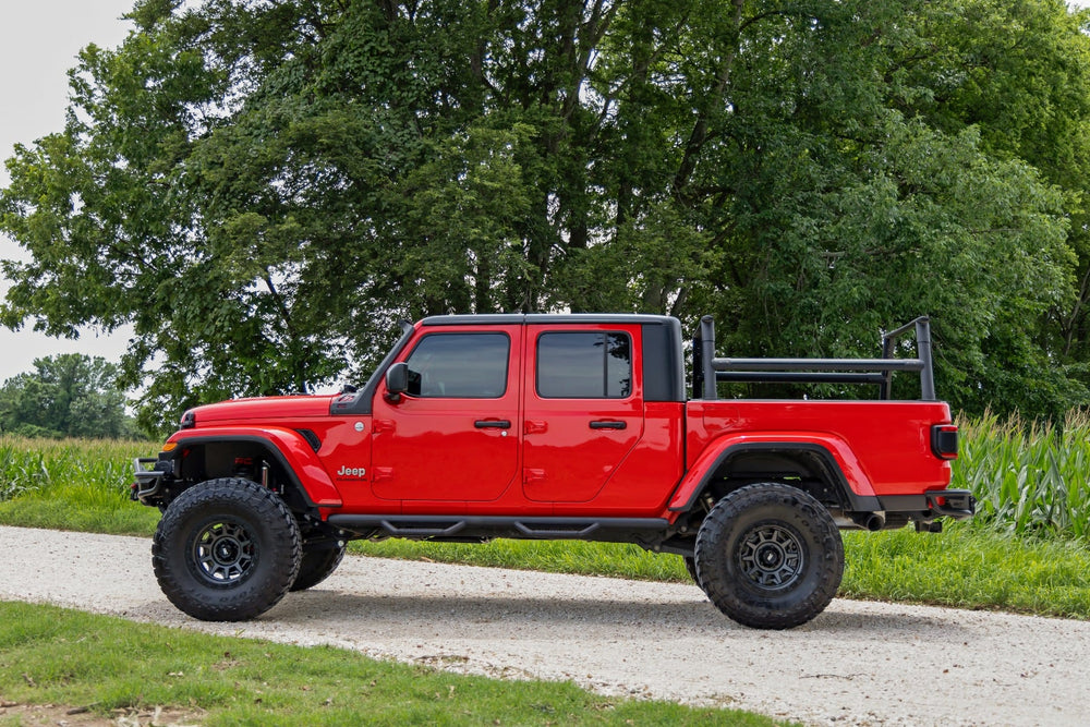 Rough Country Nerf Steps Cab Length Crew Cab Jeep Gladiator JT 4WD (2020-2026) RCJ1980TB