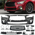 CAPA GRILLE ASSY HYBRD;W/FRT VIEW CAMERA INFINITI Q50 1820