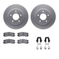 R1 Concepts Brake Rotor- Carbon Coated with Ceramic Pads Hdw Fits Cadillac SRX