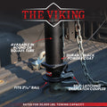 Gen-Y Viking 4in Round Tube Gooseneck Static Hitch w/SnapLatch 2-5/16in Coupler 8.5K TW 30K