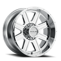 Aluminum Wheels 22x12 Hostage 940C Chrome -44 Offset 8 on 170 Bolt Pattern 125.2 Bore Raceline