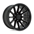 LUXE 20x10 5x139.70 GLOSS BLACK MACHINED W/GRAY TINT (18 mm)