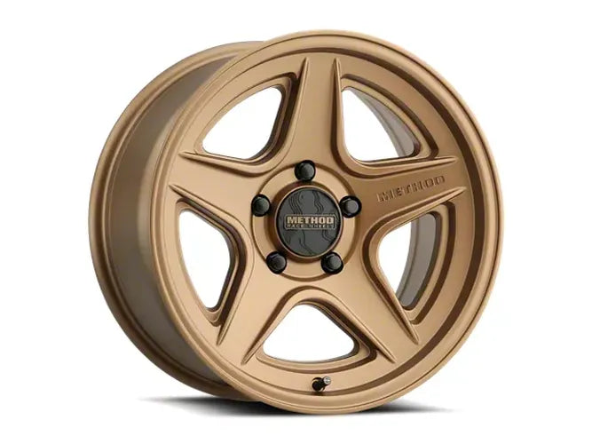 Method MR319 17x8.5 0mm Offset 5x150 BP 110.5mm CB 4.72in BS Method Bronze Wheel