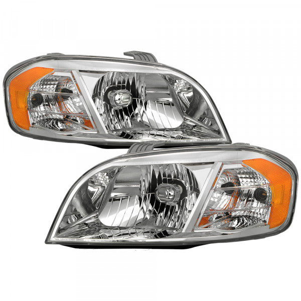 0711 CHEVY AVEO NOTCHBACK MODEL ONLY HEADLIGHTS CHROME