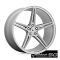 20X10.5 5X4.5 BRSHD SLV 38MM