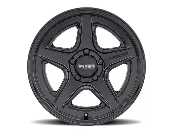 Method MR319 17x8.5 0mm Offset 5x150 BP 110.5mm CB 4.72in BS Gloss Black Wheel