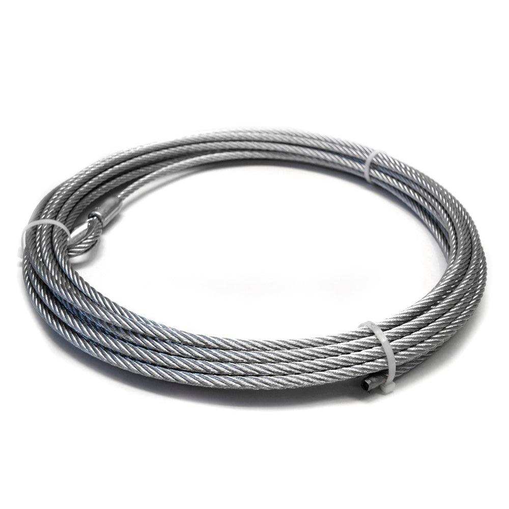 WIRE ROPE ASSY 7/16X75ft GALV.NO
