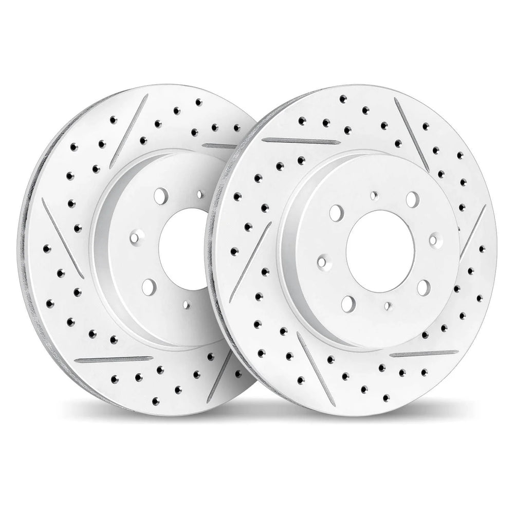 DFC 93-02 Chevrolet Prizm Front Drilled & Slotted Geoperformance Rotors