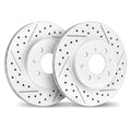 DFC 93-02 Chevrolet Prizm Front Drilled & Slotted Geoperformance Rotors