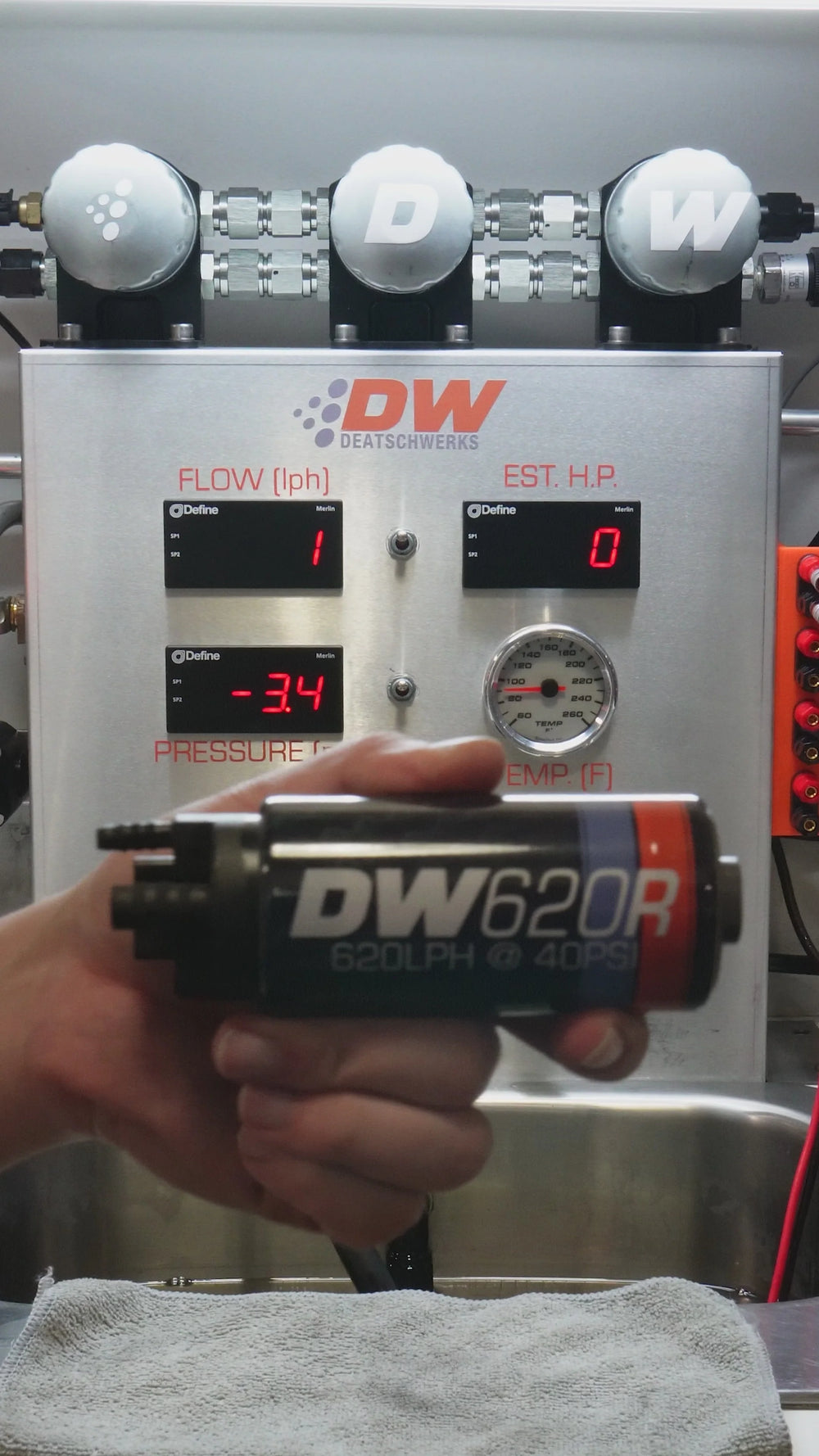DeatschWerks DW620R Series 620lph In-Tank Fuel Pump w/ Universal Install Kit