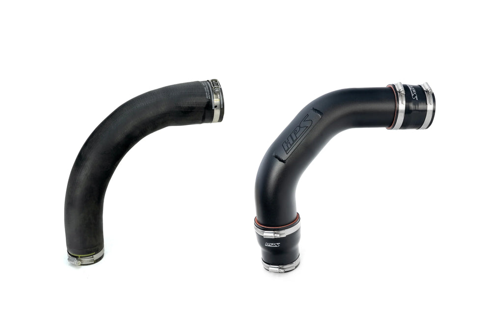 HPS Intercooler Charge Pipe Black (Cold and Hot Side) 17-164WB