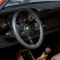 Momo Prototipo Steering Wheel 350 mm - Black Leather/Wht Stitch/Black Spokes