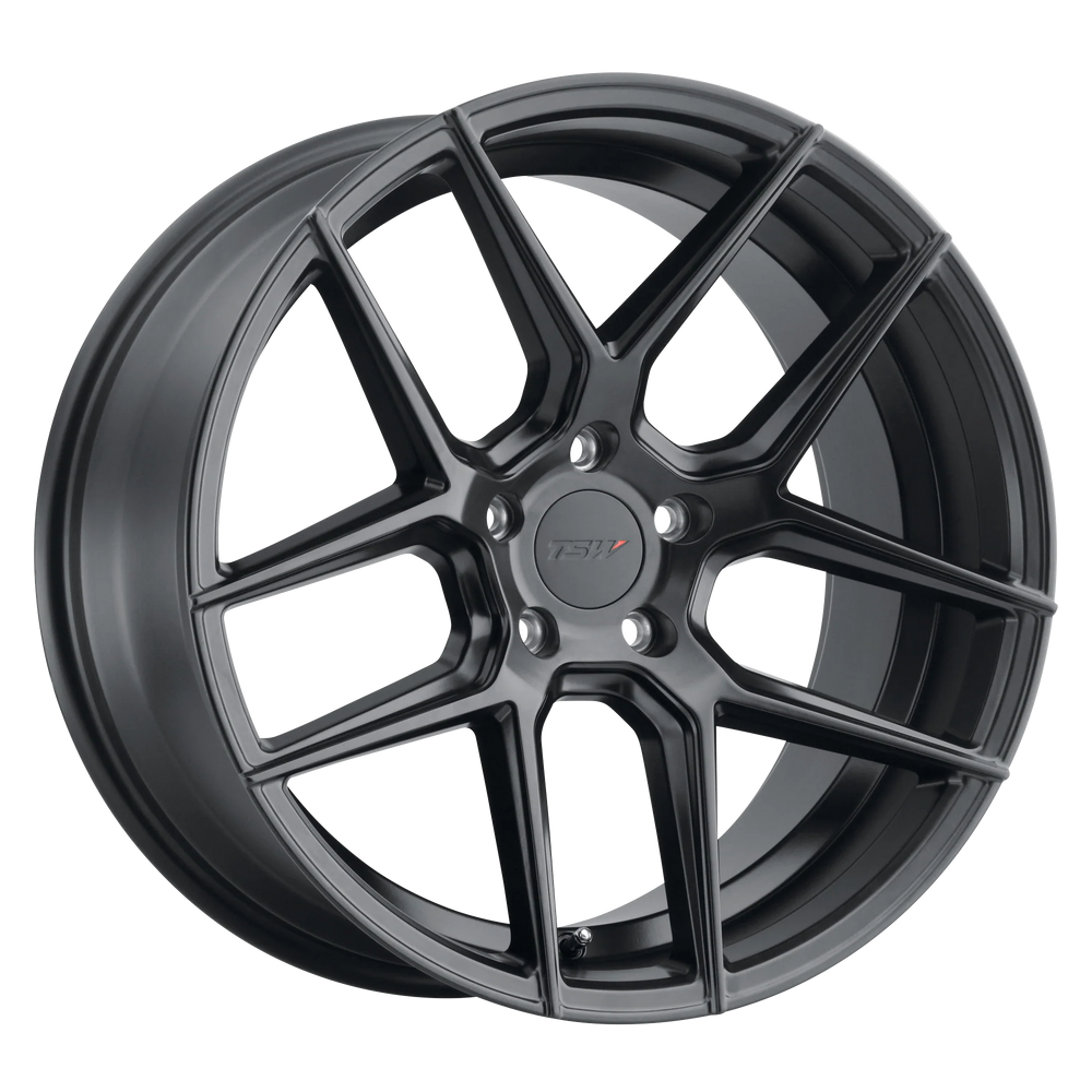~(33 lbs. 20X20X11)~ TSW TABAC 18x9.5 5/120 ET40 CB76.1 SEMI GLOSS BLACK