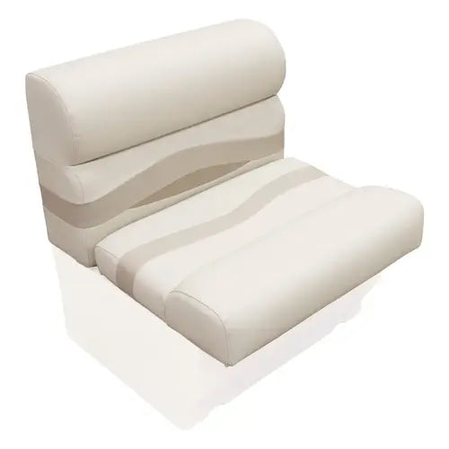 WISE BM1143 PREMIER SERIES PONTOON 27IN BENCH CUSHION SET STONE / MOCHA JAVA / KHAKI