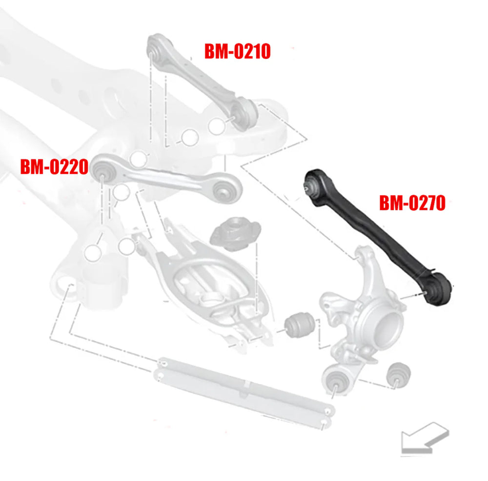 6831 BMW 3 SERIES E90-E92 1 SERIES E82 E88 REAR CAMBER KIT (PILLOW BALL) 2PCS SET 5.7 lbs. MSRP $299.00 20X7X3