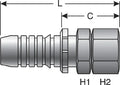 HYDRAULIC COUPLING-STAINLESS STEEL