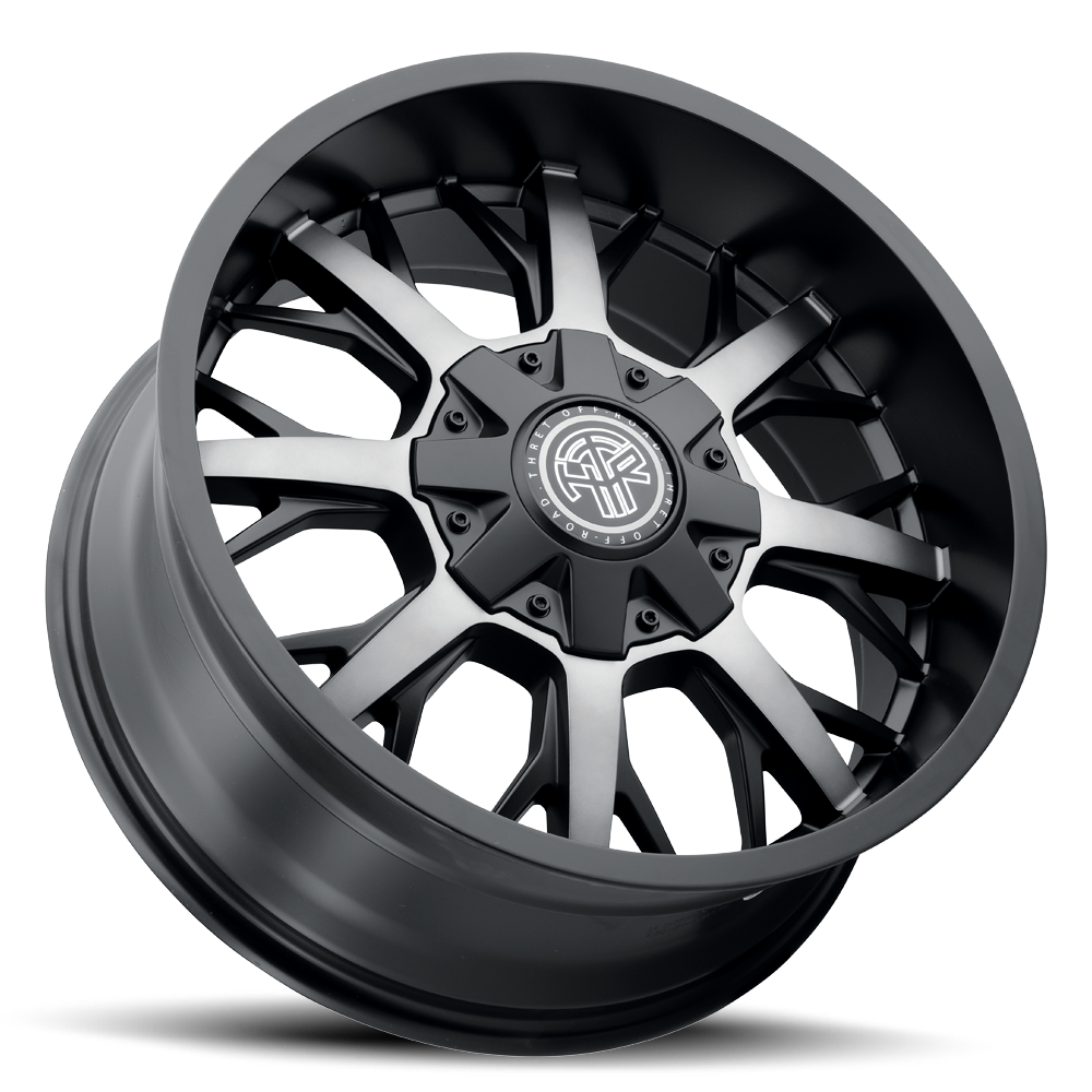 VULCAN 801 17X9.0 SATIN BLACK/DARK TINT 6X135/6X139.7 12MM OS 106.1 CB